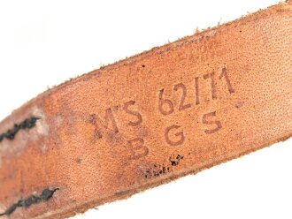 Bundesgrenzschutz, Koppeltragegestell in gutem Zustand, datiert 1971. Ungereinigtes Stück