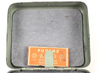 Blechkasten " Autolampen Sicherungen" vermutlich Zivil, Maße 9 x 11 x 4m