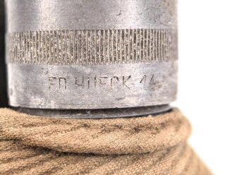 1.Weltkrieg, Feldflasche aus den letzten Kriegstagen, aus allem was da war zusammengebaut. Der Korpus von 1914, der Bezug von 1918