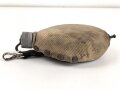 1.Weltkrieg, Feldflasche aus den letzten Kriegstagen, aus allem was da war zusammengebaut. Der Korpus von 1914, der Bezug von 1918