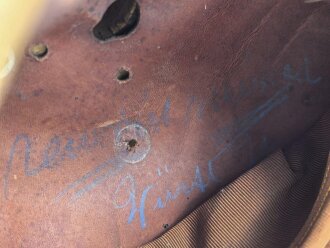 Württemberg, Pickelhaube für einen Reserveoffizier. Ungereinigtes Stück im Fundzustand.