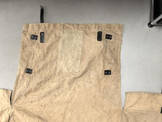 Abdeckplane Wehrmacht. Maße des abzudeckenden Gegenstandes etwa 70 x 110 x 55cm. Für Kommandogerät oder ähnliches ?