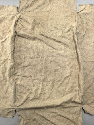 Abdeckplane Wehrmacht. Maße des abzudeckenden Gegenstandes etwa 70 x 110 x 55cm. Für Kommandogerät oder ähnliches ?
