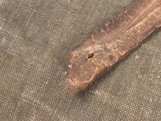 Rucksack, meist aus Wehrmachtsrestbeständen gefertigt, typische Arbeit direkt aus der Nachkriegszeit
