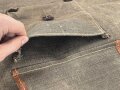 Rucksack, meist aus Wehrmachtsrestbeständen gefertigt, typische Arbeit direkt aus der Nachkriegszeit