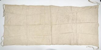Leintuch aus einem Heereslazarett der Wehrmacht. Maße etwa 80 x 185cm