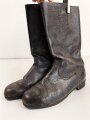 Nationale Volksarmee der DDR, Paar Stiefel für Mannschaften. Sohlenlänge 28,5cm, ungereinigt. Getragenes Paar aus Filmfundus