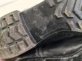 Nationale Volksarmee der DDR, Paar Stiefel für Offiziere. Sohlenlänge 27cm, ungereinigt. Getragenes Paar aus Filmfundus