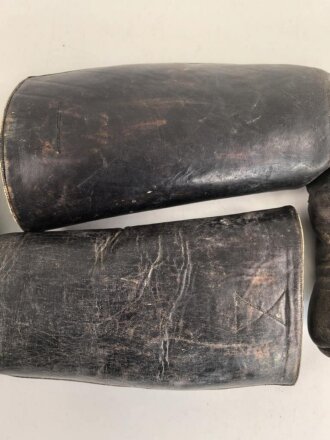 Paar benagelte Stiefel für einen Unteroffizier der Wehrmacht. Sohlenlänge 28cm, ungereinigt