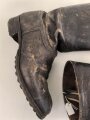 Paar benagelte Stiefel für einen Unteroffizier der Wehrmacht. Sohlenlänge 28cm, ungereinigt