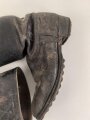 Paar benagelte Stiefel für einen Unteroffizier der Wehrmacht. Sohlenlänge 28cm, ungereinigt