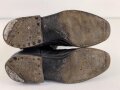 Paar Stiefel für Offiziere, vermutlich aus der Nachkriegszeit. Ungereinigtes Paar aus Filmrequisite , Sohlenlänge 30,5cm