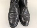 Paar Stiefel für Offiziere, vermutlich aus der Nachkriegszeit. Ungereinigtes Paar aus Filmrequisite , Sohlenlänge 30,5cm