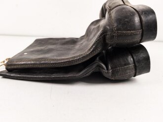 Nationale Volksarmee der DDR, Paar Stiefel für Mannschaften. Sohlenlänge 29cm, ungereinigt. Getragenes Paar aus Filmfundus