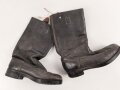 Nationale Volksarmee der DDR, Paar Stiefel für Mannschaften. Sohlenlänge 29cm, ungereinigt. Getragenes Paar aus Filmfundus