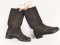 Nationale Volksarmee der DDR, Paar Stiefel für Mannschaften. Sohlenlänge 29,5cm, ungereinigt. Getragenes Paar aus Filmfundus