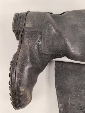 Kavallerie Wehrmacht, Paar Stiefel für Mannschaften. Ungereinigte Kammerstücke, Sohlenlänge 28,5cm