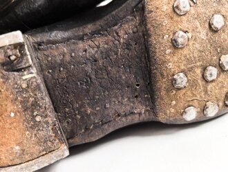 Kavallerie Wehrmacht, Paar Stiefel für Mannschaften. Ungereinigte Kammerstücke, Sohlenlänge 28,5cm