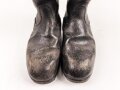 Kavallerie Wehrmacht, Paar Stiefel für Mannschaften. Ungereinigte Kammerstücke, Sohlenlänge 28,5cm