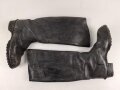 Kavallerie Wehrmacht, Paar Stiefel für Mannschaften. Ungereinigte Kammerstücke, Sohlenlänge 28,5cm