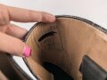 Paar Stiefel für Offiziere, vermutlich aus der Nachkriegszeit. Ungereinigtes Paar aus Filmrequisite , Sohlenlänge 33cm