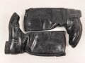 Paar Stiefel für Offiziere, vermutlich aus der Nachkriegszeit. Ungereinigtes Paar aus Filmrequisite , Sohlenlänge knapp 33cm