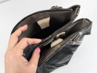 Paar Stiefel für Offiziere,  aus der Nachkriegszeit. Ungereinigtes Paar aus Filmrequisite , Sohlenlänge 29,5
