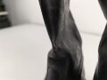 Paar Stiefel für Offiziere, vermutlich aus der Nachkriegszeit. Ungereinigtes Paar aus Filmrequisite , Sohlenlänge 30,5cm