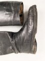 Paar Stiefel für Offiziere, vermutlich aus der Nachkriegszeit. Ungereinigtes Paar aus Filmrequisite , Sohlenlänge 29,5cm