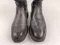 Paar Stiefel für Offiziere, vermutlich aus der Nachkriegszeit. Ungereinigtes Paar aus Filmrequisite , Sohlenlänge 29,5cm