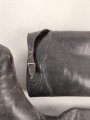 Paar Stiefel für Offiziere, vermutlich aus der Nachkriegszeit. Ungereinigtes Paar aus Filmrequisite , Sohlenlänge 29,5cm