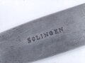 1. Weltkrieg, defekter Grabendolch, dazu vier jagdliche Messer