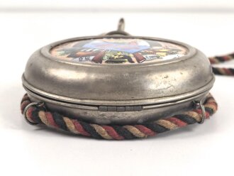 Kaiserreich, Reservistenflasche Porzellan, defekt