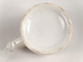 1.Weltkrieg, kleiner "Bierkrug" mit patriotischem Motiv, Höhe knapp 7cm