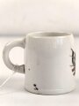 1.Weltkrieg, kleiner "Bierkrug" mit patriotischem Motiv, Höhe knapp 7cm