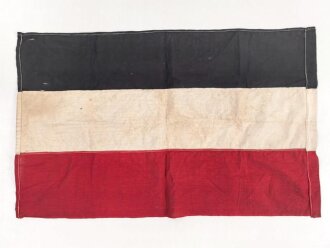 Kaiserreich und 1. Weltkrieg, schwarz weiß rotes Fahnentuch, Maße 40 x 65cm