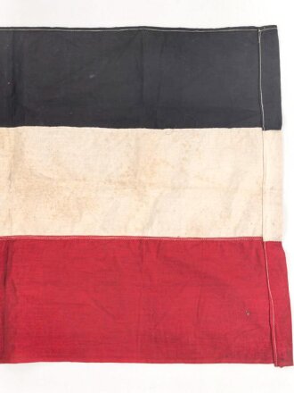 Kaiserreich und 1. Weltkrieg, schwarz weiß rotes Fahnentuch, Maße 40 x 65cm