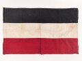 Kaiserreich und 1. Weltkrieg, schwarz weiß rotes Fahnentuch, Maße 40 x 65cm