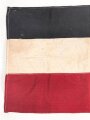 Kaiserreich und 1. Weltkrieg, schwarz weiß rotes Fahnentuch, Maße 40 x 65cm