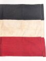 Kaiserreich und 1. Weltkrieg, schwarz weiß rotes Fahnentuch, Maße 40 x 65cm