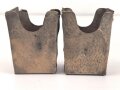 Kaiserreich und 1.Weltkrieg, 2 Stück Transportkasten aus Pappe für 3 Stück Laderahmen mit 5 Patronen für Gewehr 88. Datiert 1907 und 1908