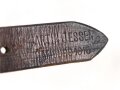 1.Weltkrieg Tornisterriemen, defektes Stück, datiert 1916