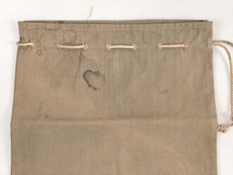 1. Weltkrieg, feldgrauer Leinensack, Kammerstück des...