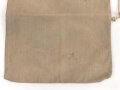 1. Weltkrieg, feldgrauer Leinensack, Kammerstück des Artillerie Regiment 70. Maße 34 x 40cm