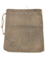 1. Weltkrieg, feldgrauer Leinensack, Kammerstück des Artillerie Regiment 70. Maße 34 x 40cm