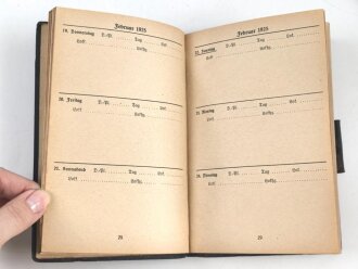 Gewerkschaft Deutscher Lokomotivführer, drei Taschenkalender von 1925, 1927 und 1929