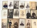 Kaiserreich, Konvolut 56 Stück Studioaufnahmen meist 6,5 x 10,5cm, dabei wenige 1.Weltkrieg