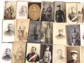 Kaiserreich, Konvolut 56 Stück Studioaufnahmen meist 6,5 x 10,5cm, dabei wenige 1.Weltkrieg