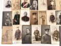 Kaiserreich, Konvolut 56 Stück Studioaufnahmen meist 6,5 x 10,5cm, dabei wenige 1.Weltkrieg