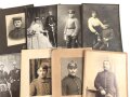 Kaiserreich, Konvolut 18 Stück Studioaufnahmen meist 10 x 16cm, dabei wenige 1.Weltkrieg